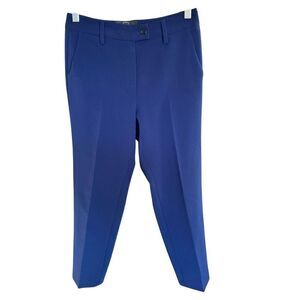 Martin Alvarez Desantis Pants Women's Blue Small Straight Leg Dress Pant